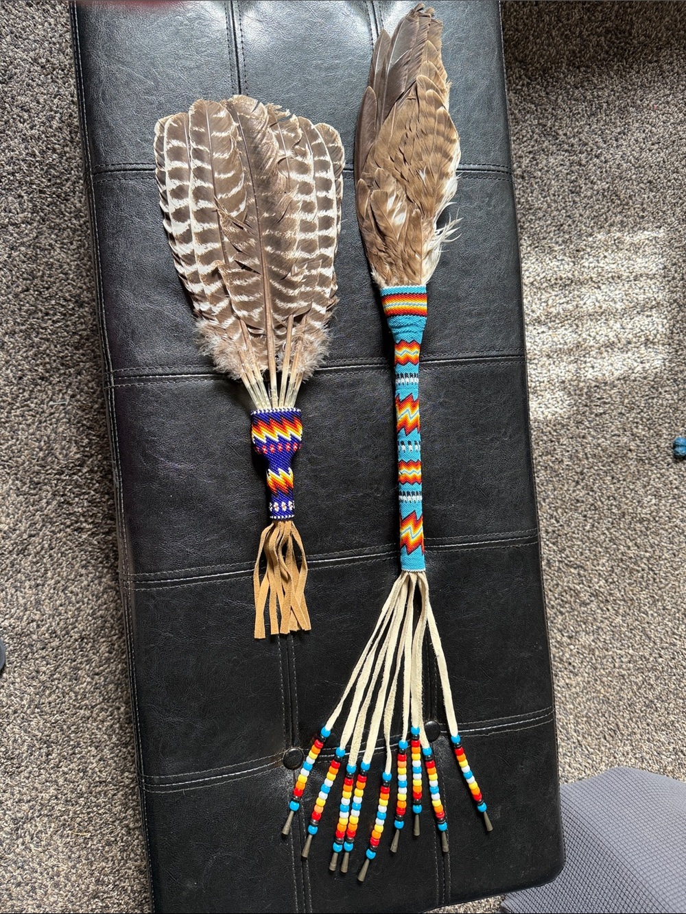 Feather fans